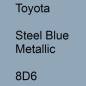 Preview: Toyota, Steel Blue Metallic, 8D6.